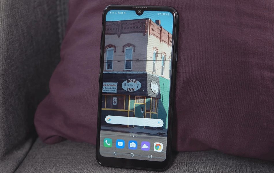 Smartphone LG K40s Ambientado
